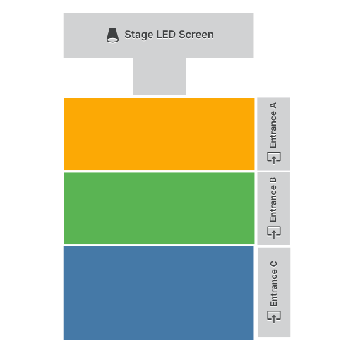 Seating chart of BALLROOM